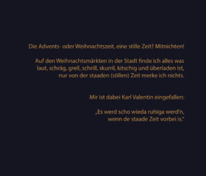 Staade Zeit, Christa Schiffner, foto.kunst.kultur