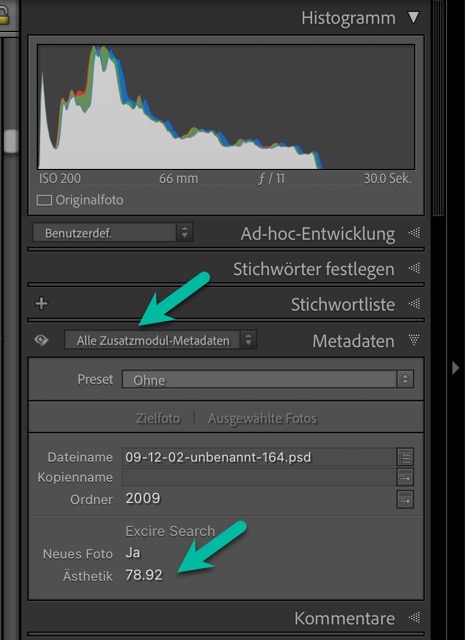 Lightroom, Excire Search, foto.kunst.kultur